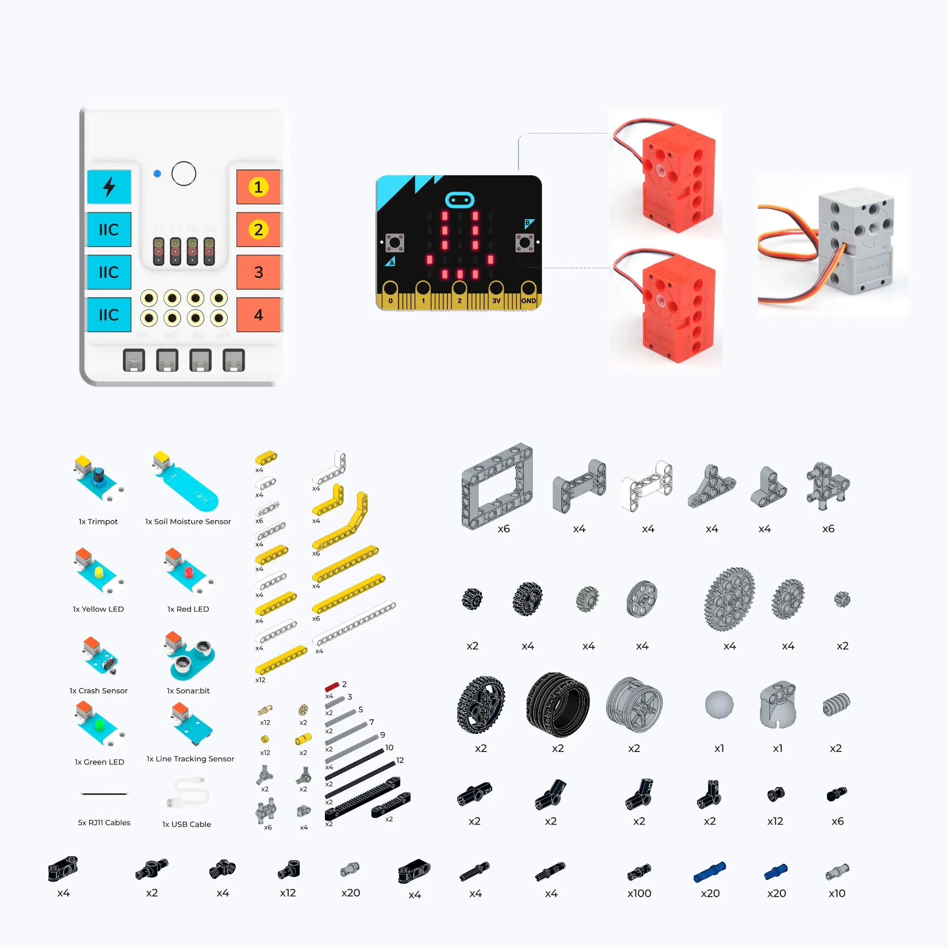 Kit ServoBrick Junior (Bachillerato)