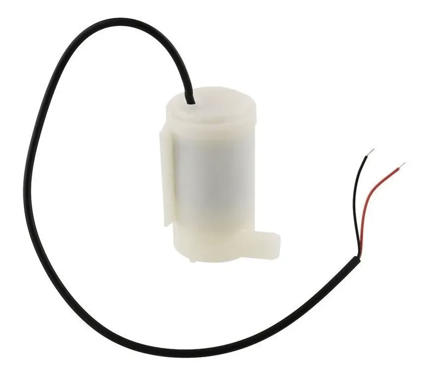 Bomba de agua sumergible 5V blanca