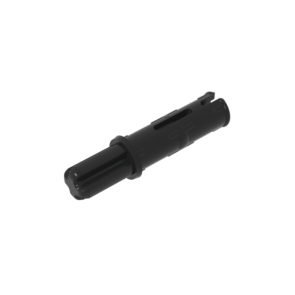 [PIN-DBL-EJE-C80] Pin doble con eje - Negro