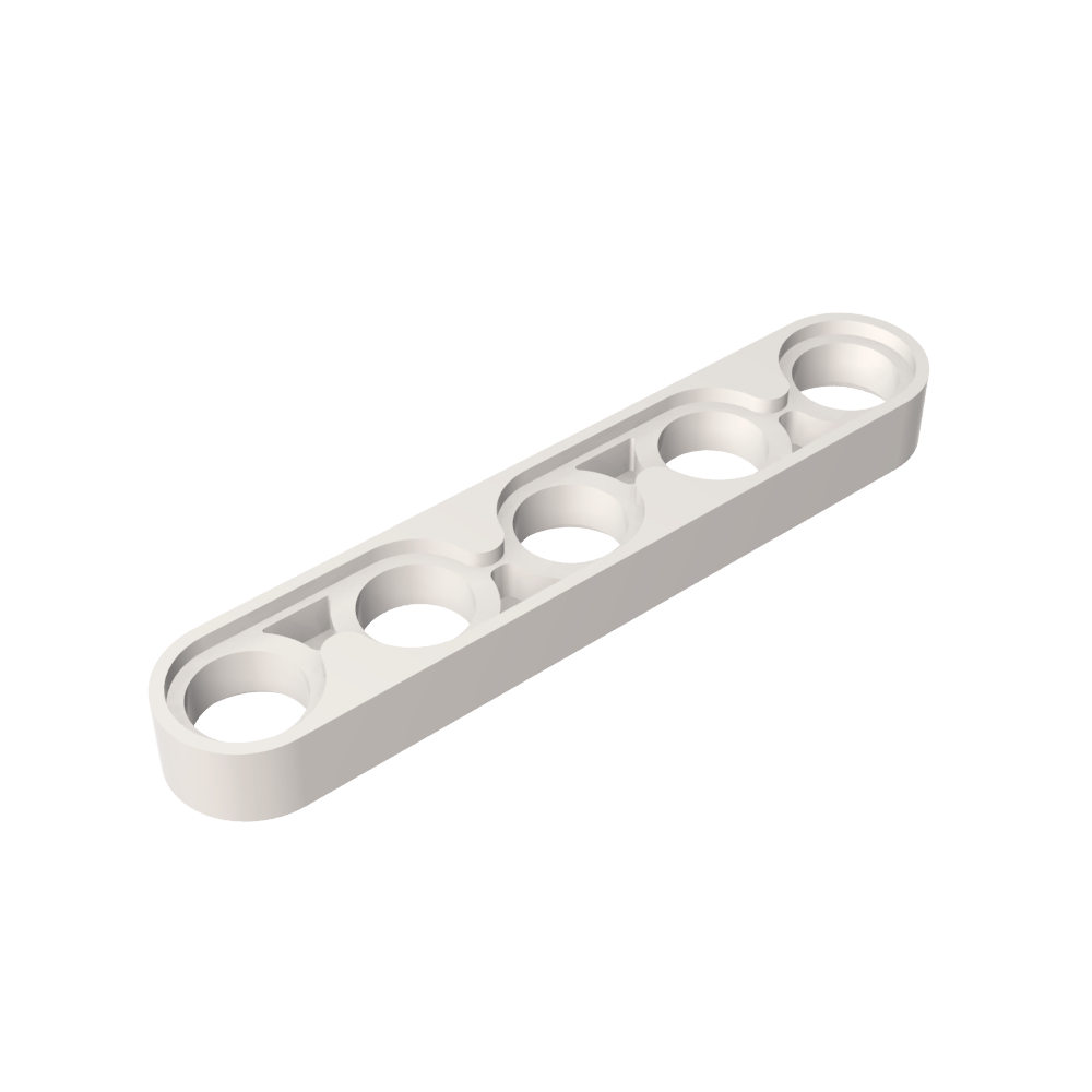 [VIG-5M-F-C90] Viga delgada de 5 módulos - Blanco