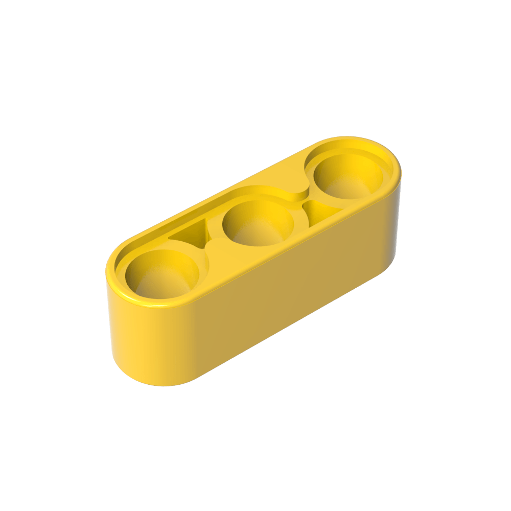 [VIG-3M-C30] Viga recta de 3 módulos - Amarillo