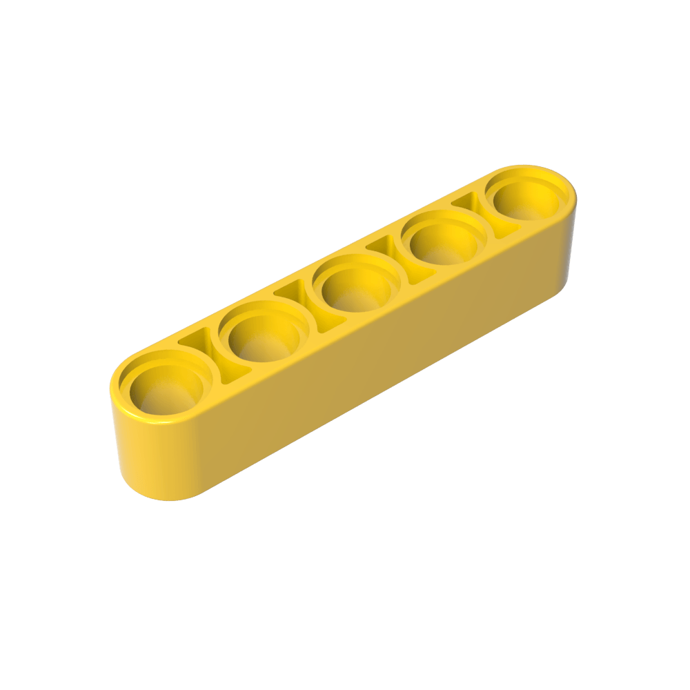 [VIG-5M-C30] Viga recta de 5 módulos - Amarillo