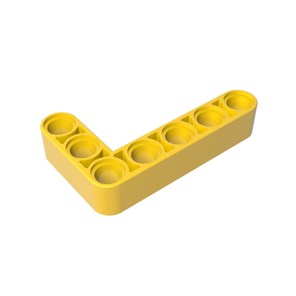 Viga en L de 3x5 (90°) - Amarillo