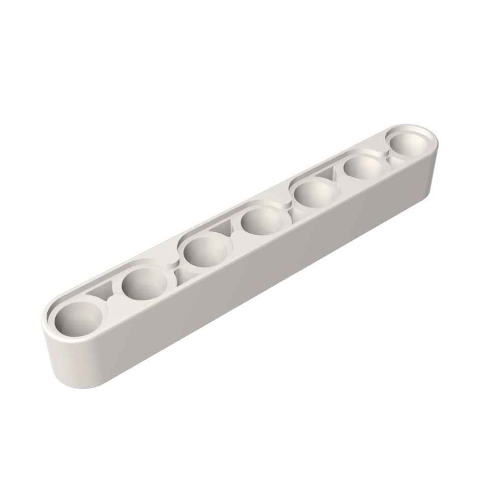 [VIG-7M-C90] Viga recta de 7 módulos - Blanco