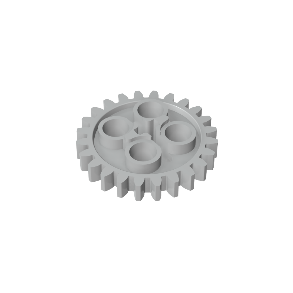[ENG-Z24-C71] Engranaje de 24 dientes - Gris