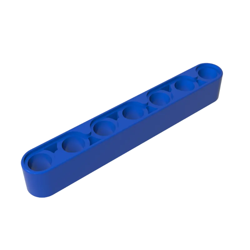 Viga recta de 7 módulos - Azul Brillante