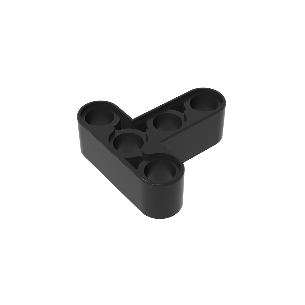 Viga en T de 3x3 - Negro