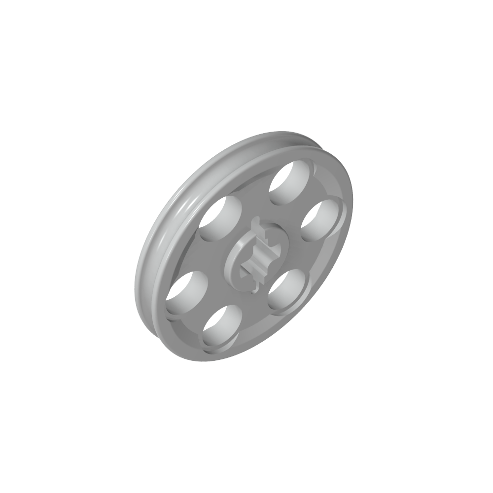 [POL-24-C71] Polea Ø24 - Gris