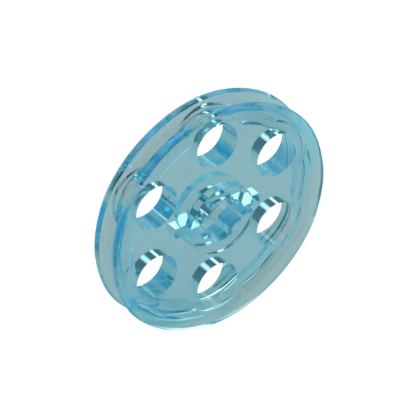 [POL-24-C152] Polea Ø24 - Azul transparente