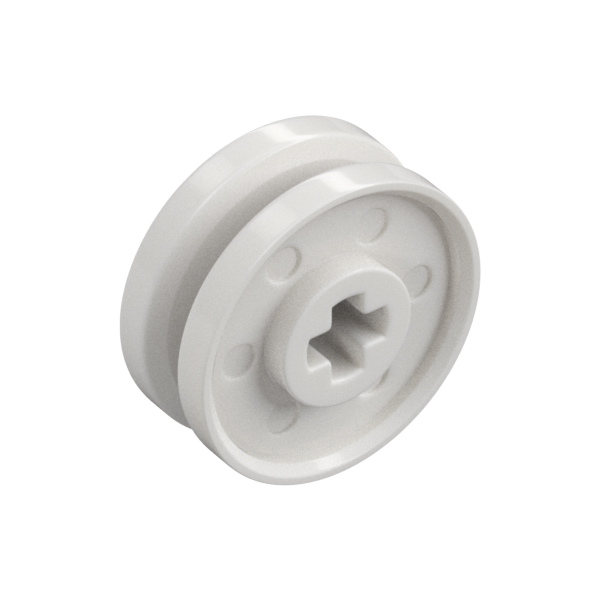 [RIN-18X7-CRZ-C90] Rin angosto Ø18x7 con cruz - Blanco