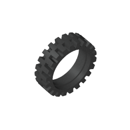 [NEU-23X7-C80] Caucho de 23x7 - Negro