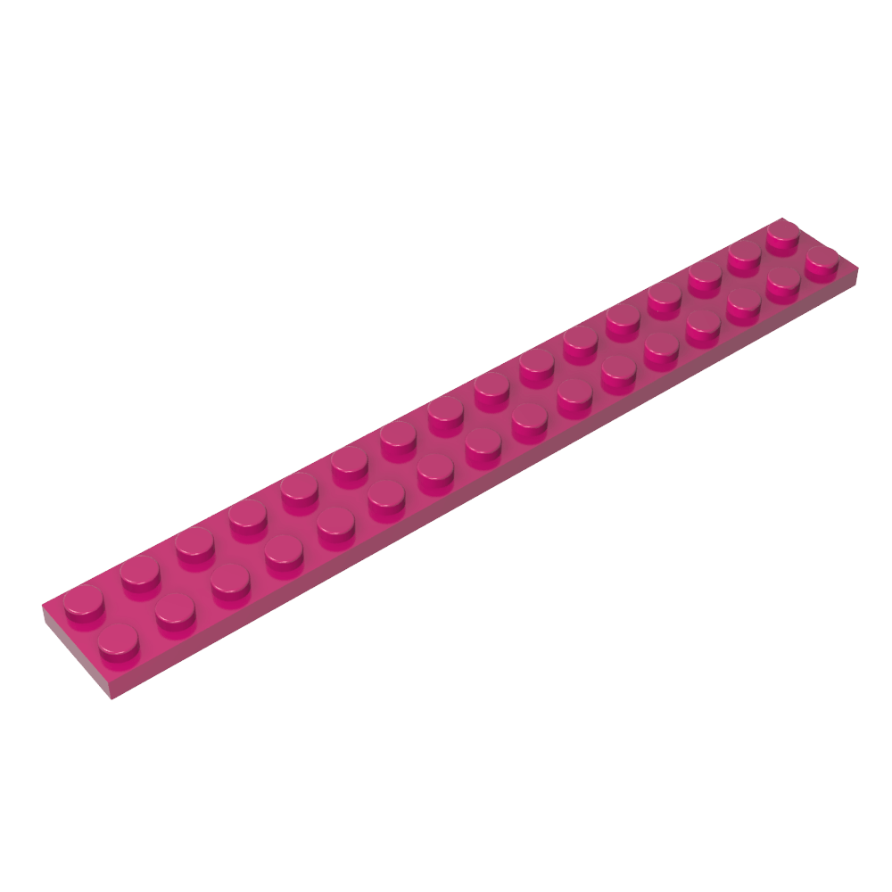 [PLA-2X16-C13] Placa 2x16 - Magenta