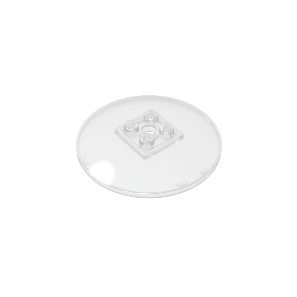 [PAR-6x6-C180] Plato parabólico 6x6 - Transparente