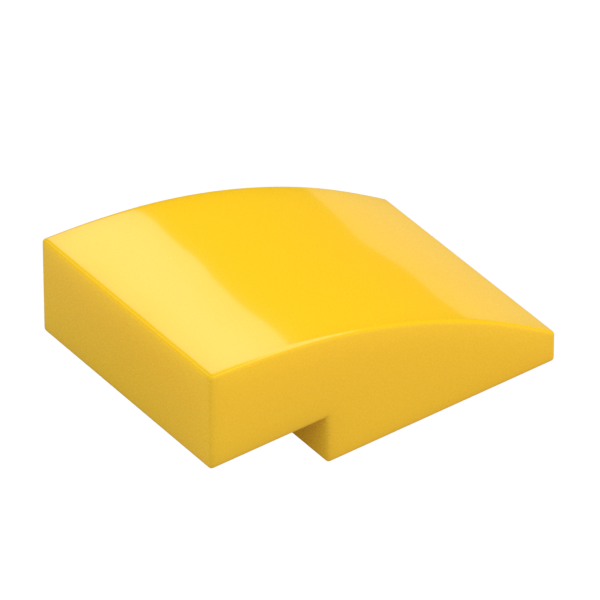 [LAD-CUR-2X3-C30] Ladrillo curvo 2x3 - Amarillo